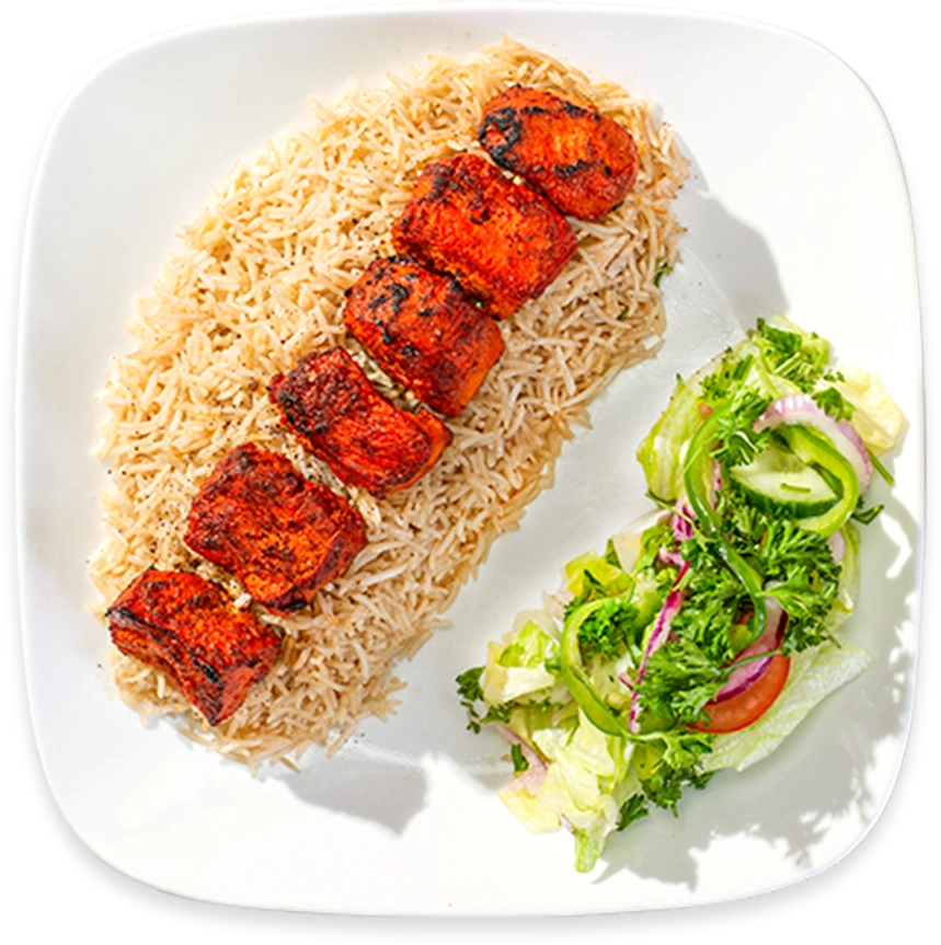 Spicy – Chicken Tikka Kabob Plate
