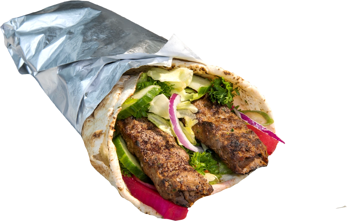 Beef Shami Kabob Wrap