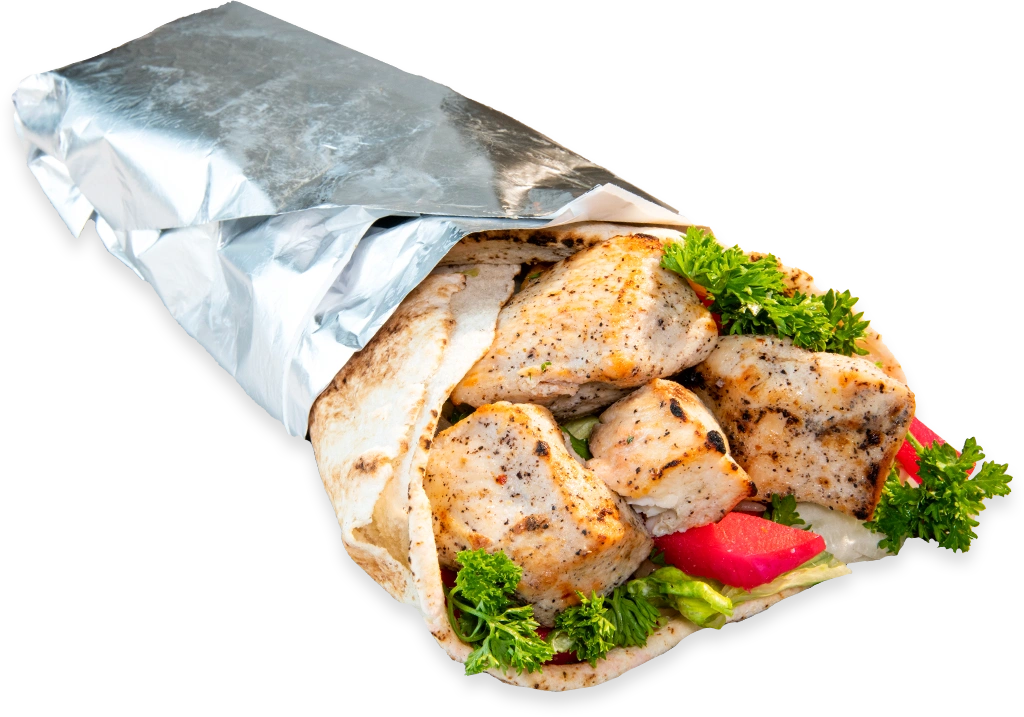 Classic Chicken Kabob Wrap