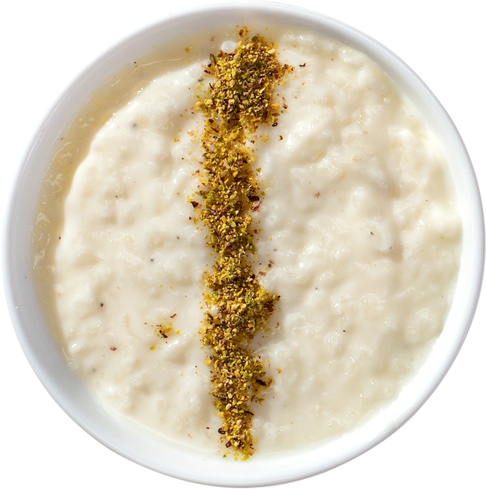 Pistachio Rice Pudding